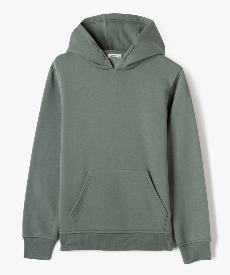 Sweat molletonné à capuche garçon[MISSING]